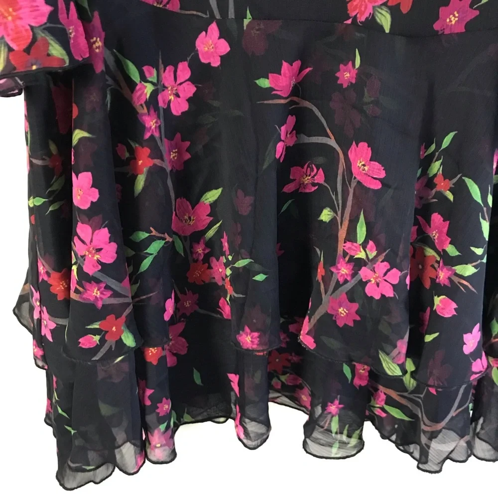 NWT Off the Shoulder Alice + Olivia Ruffle Mini Dress 🌺 - Picture 6 of 7